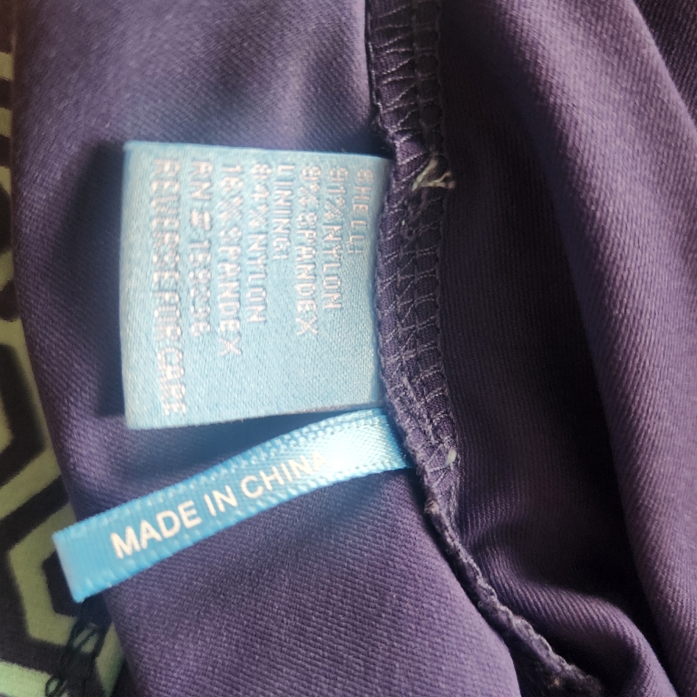 J McLaughlin Blue And Green Skort; Size Large - Picture 11 of 12